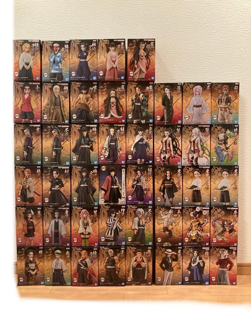 鬼滅の刃DEMONSLAYER　絆の装 ・鬼ノ装フィギュア計45体セット未開封品