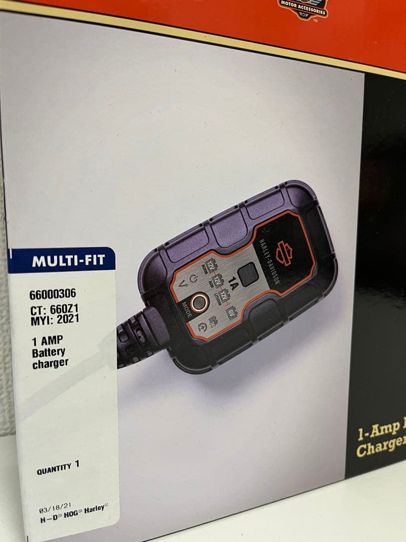【ハーレー純正】 バッテリーチャージャー バッテリーテンダー 未使用品