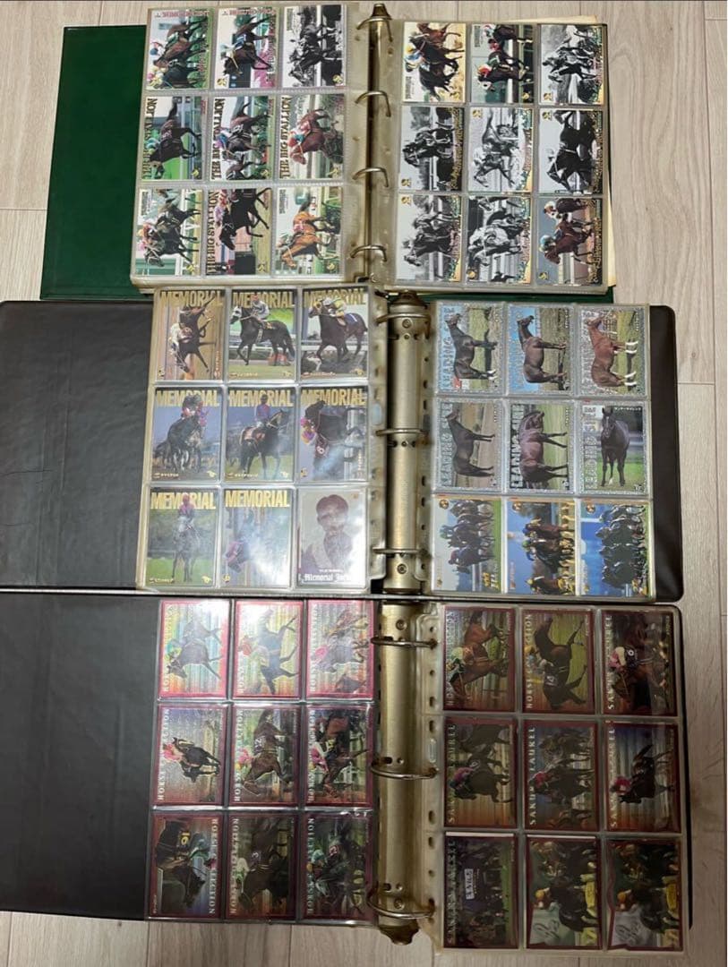 競馬 カード アルバム 大量 まとめて 中央 地方 名馬 伝説