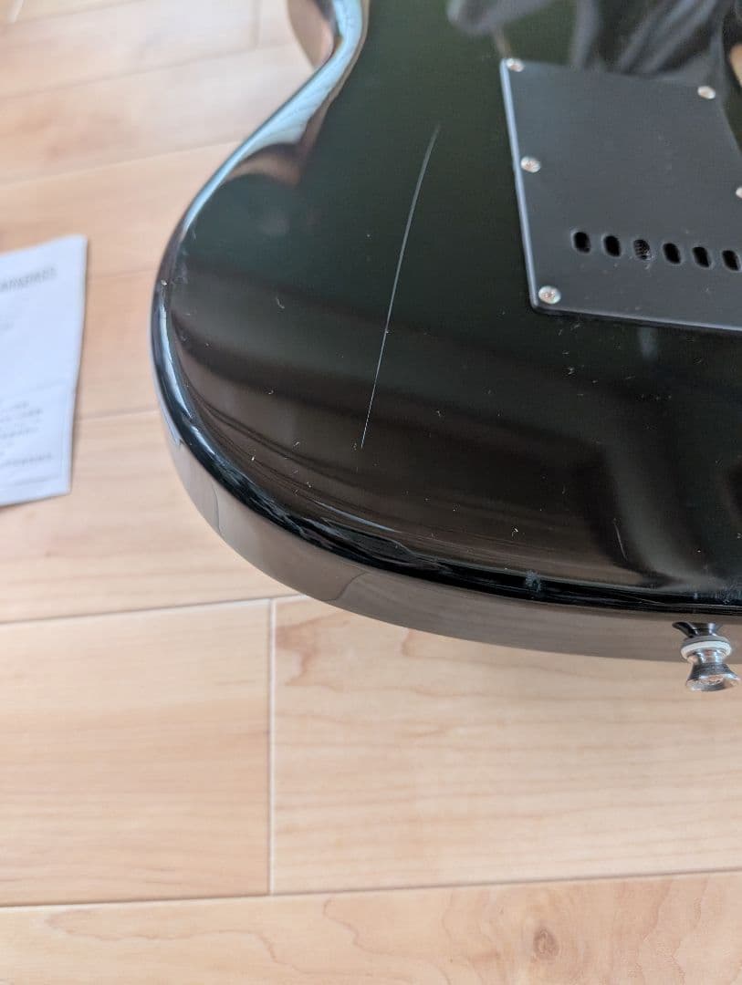 (初心者向け)SELDER エレキギター ブラック スタンド付き