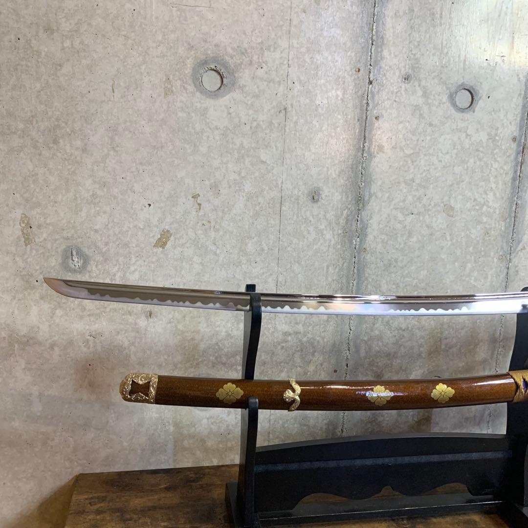 【模造刀/居合刀】長刀　金属製　武具　コレクション美術居合刀剣