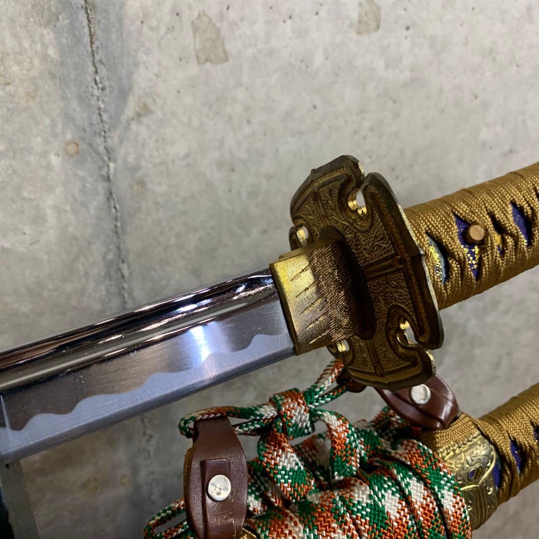 【模造刀/居合刀】長刀　金属製　武具　コレクション美術居合刀剣