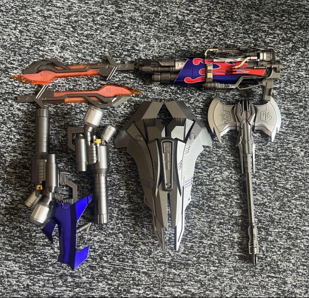 dlx Jetfireとkoオプトマスプライム　カスタムヘッド合体セット