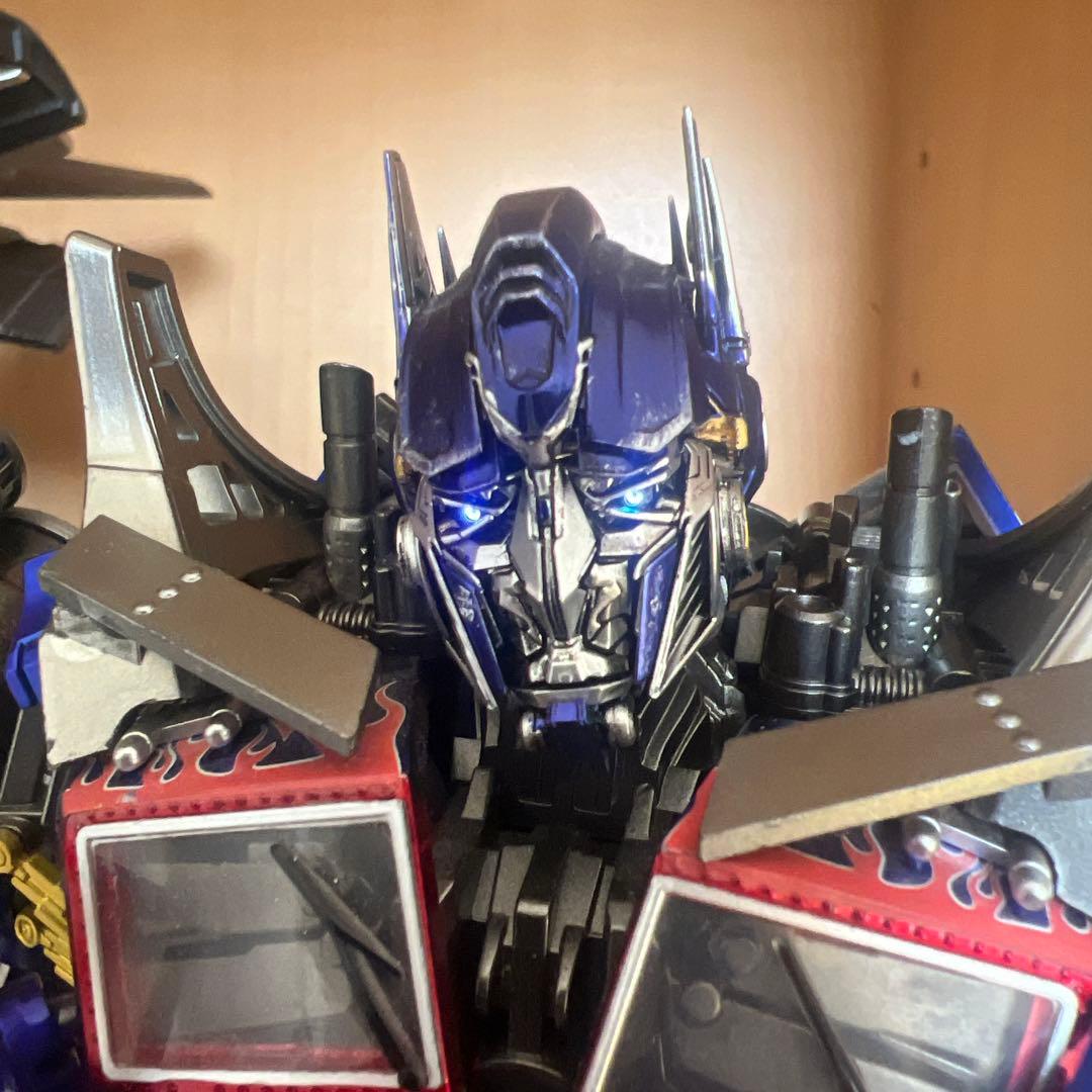 dlx Jetfireとkoオプトマスプライム　カスタムヘッド合体セット