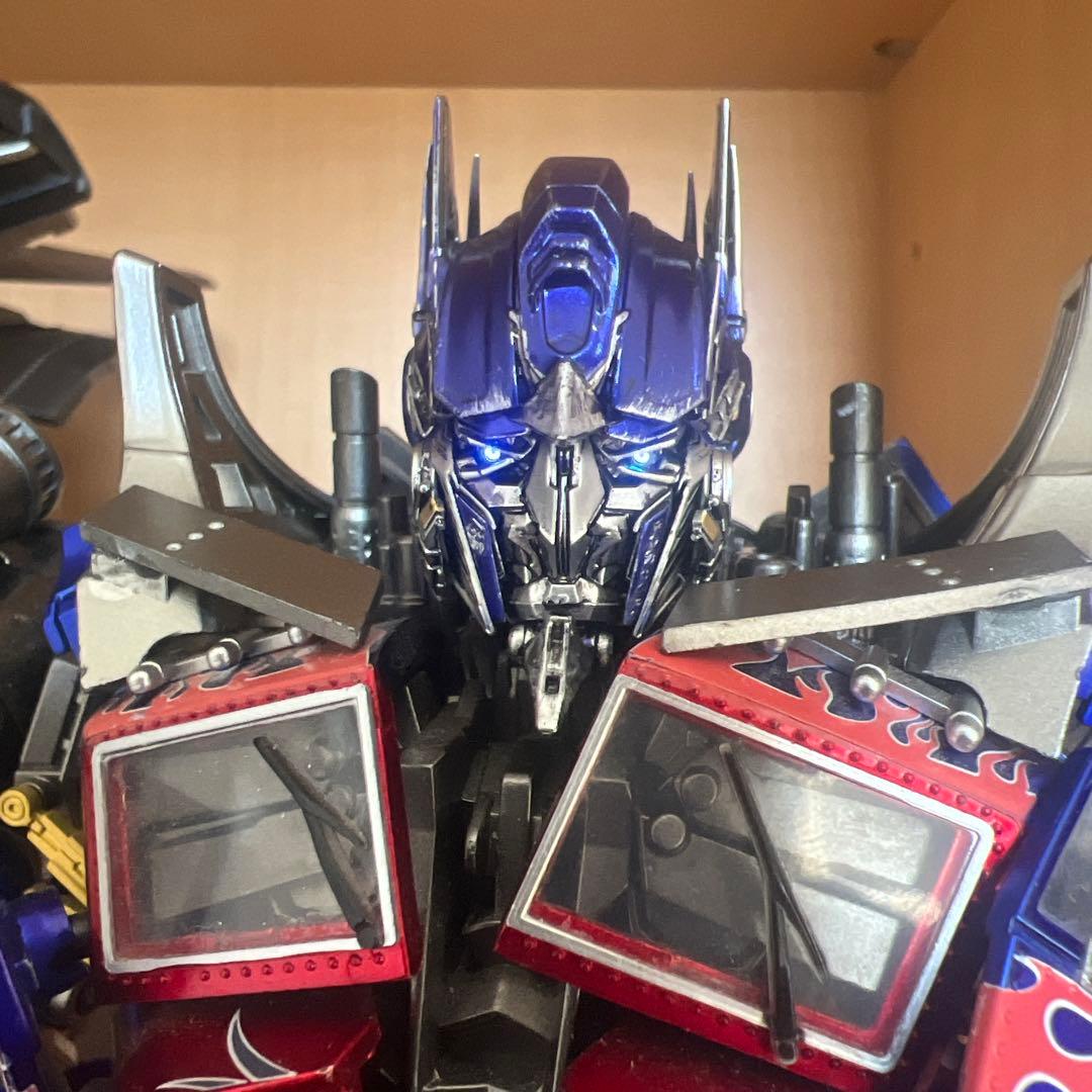 dlx Jetfireとkoオプトマスプライム　カスタムヘッド合体セット