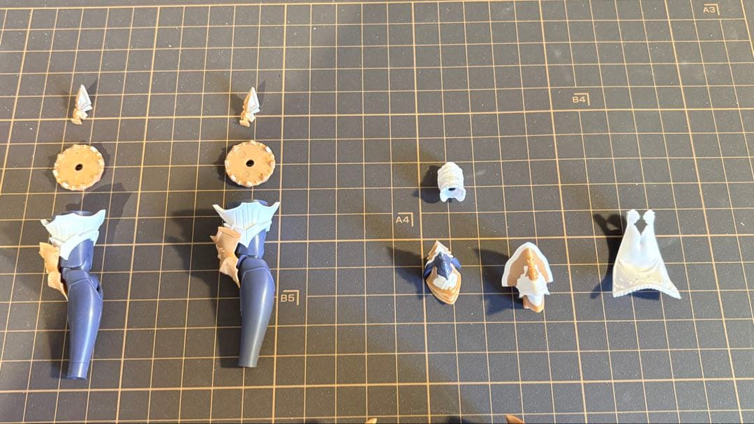 コトブキヤ　アルカナディア　エルメダ　完成品　特典パーツ　合わせ目処理　つや消し