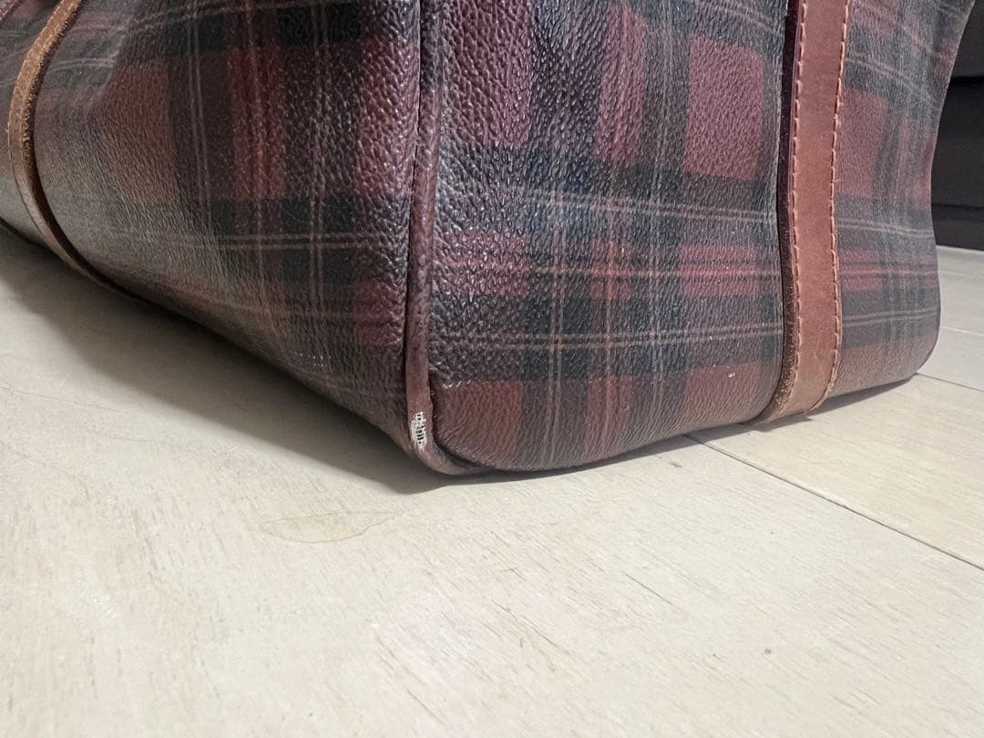 じ*ん様 ラルフローレン ビンテージ チェック柄 ボストンバッグ