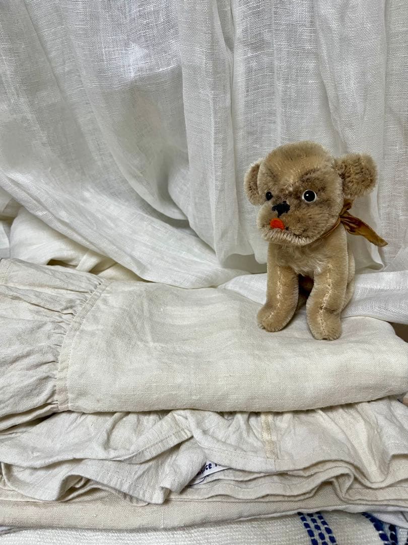 シュタイフ　モプシー　パグ　犬　13cm ぬいぐるみ　ヴィンテージ