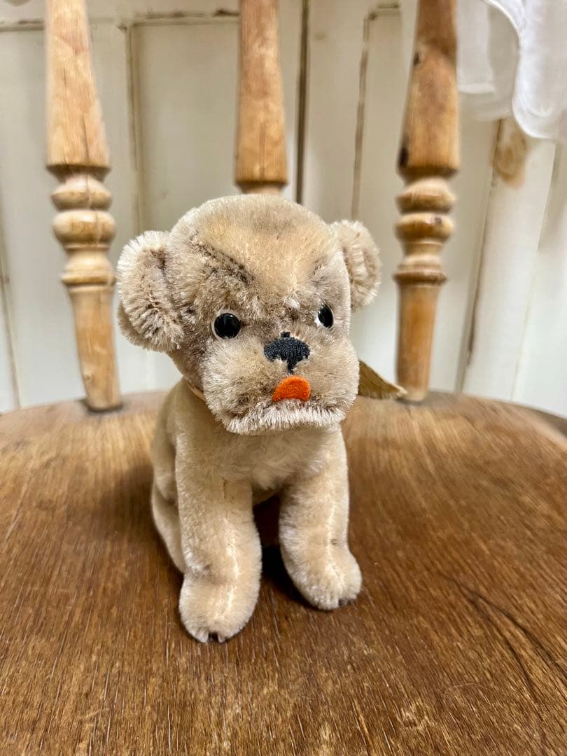 シュタイフ　モプシー　パグ　犬　13cm ぬいぐるみ　ヴィンテージ