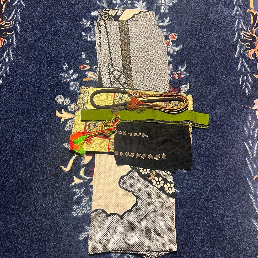 dadada　振袖フルセット　総絞り　黒　成人式