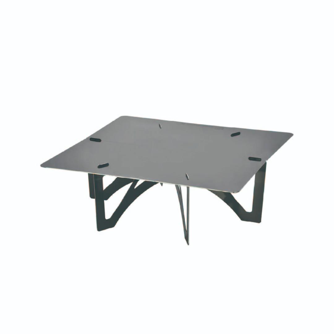 新品 未開封 ベルモント Belmont 黒皮 焚き火テーブル BM-155