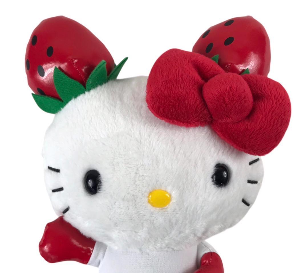 ★良品★ サンリオ ハローキティ イチゴマン ぬいぐるみ(タグ付き) 約24cm