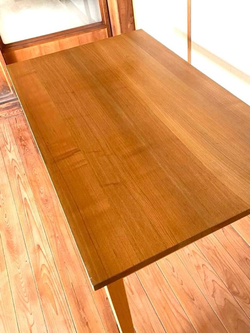 無印良品 ダイニングテーブル 廃盤 希少 タモ材