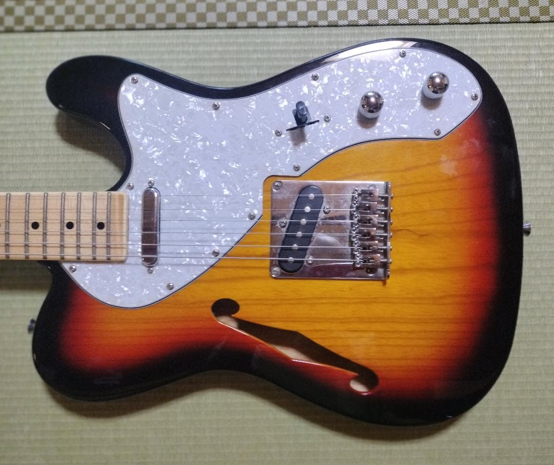 【アッシュボディ超貴重】カスタムハンドメイド超美品テレキャスター　シンライン