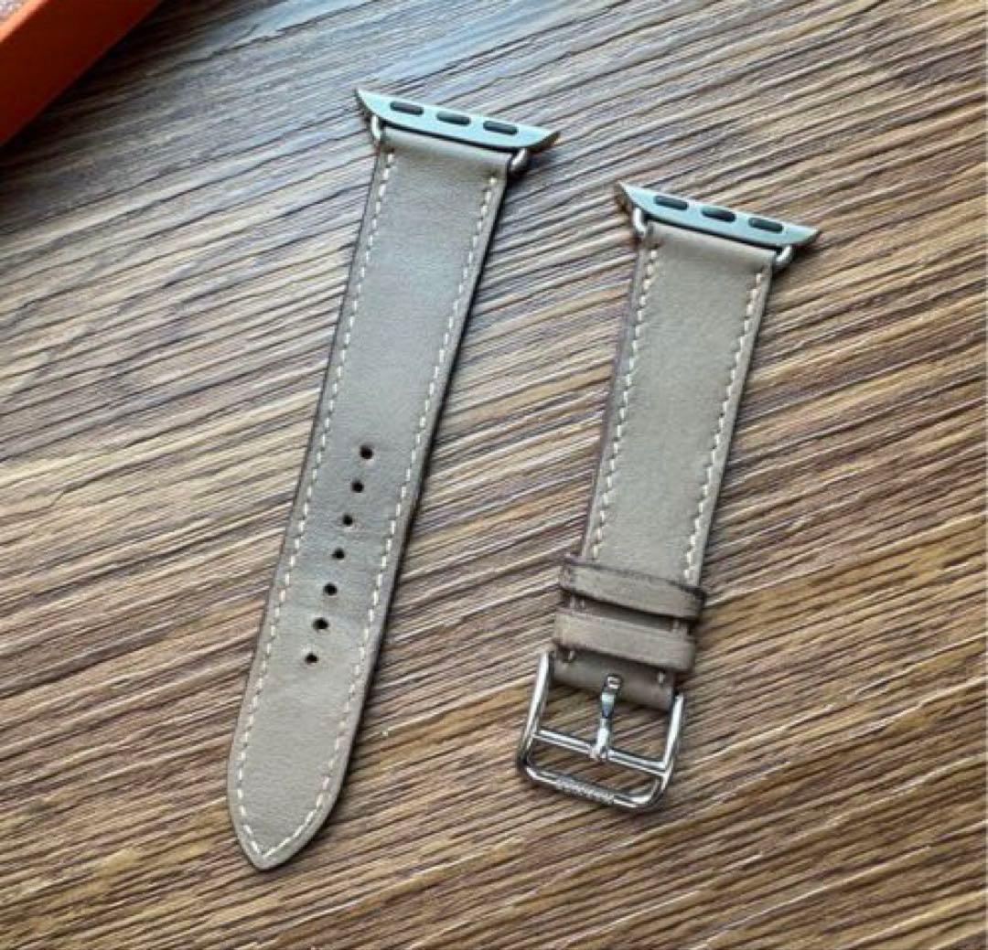 2783 Apple Watch エルメス　エトゥープ　レザーバンド