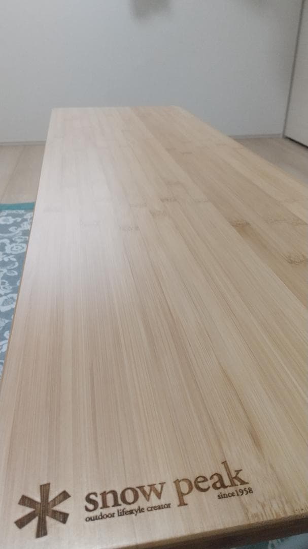 スノーピーク フォールディングシェルフ ロング　竹