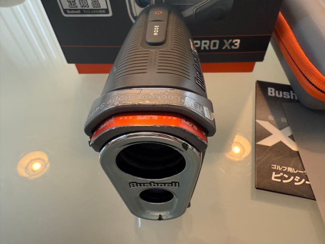 Bushnell PRO X3 ゴルフ用距離計　赤表示が表示されない