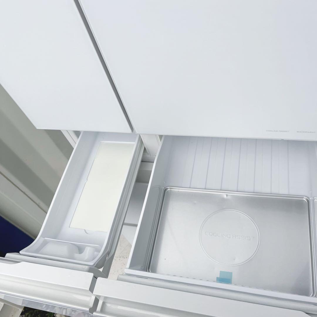 取付無料！パナソニックパーシャル搭載おしゃれホワイト大容量600L冷蔵庫！洗濯機
