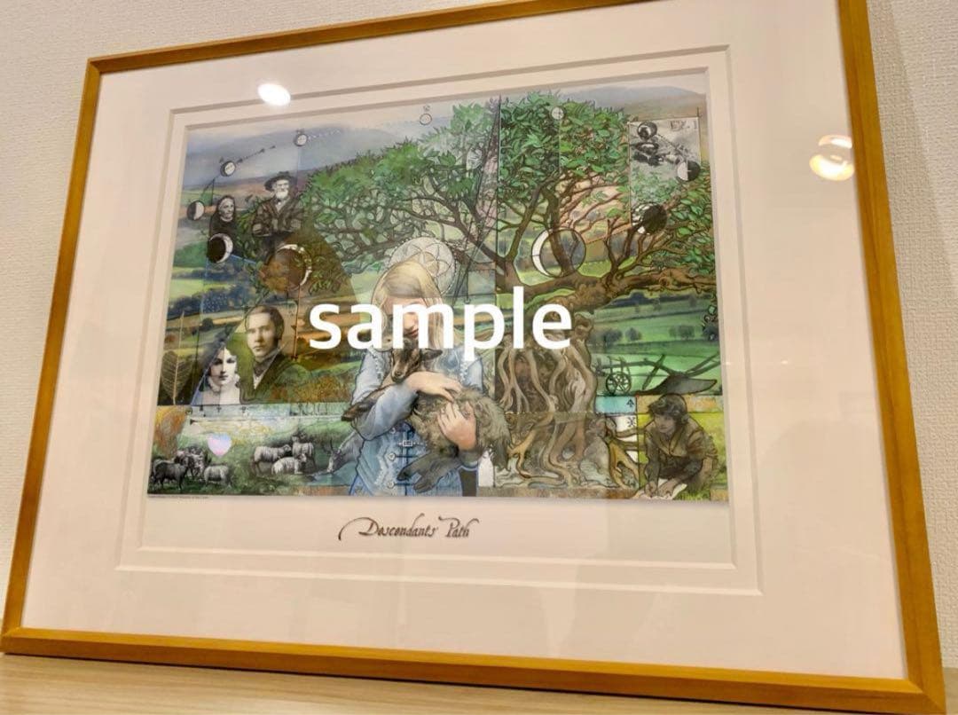 限定500枚【導きの嘆願】サイン入りアートプリント ニールセン MTG 複製原画