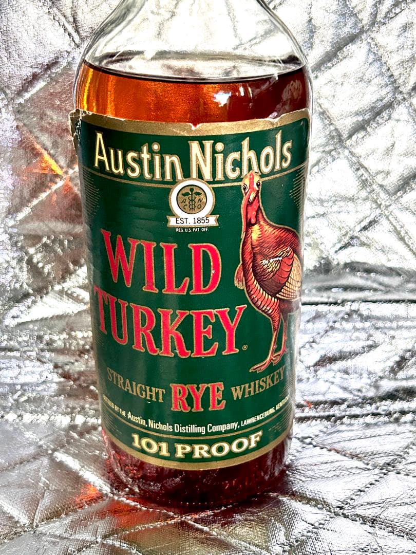 ワイルドターキー グリーンラベル （旧ラベル）750ml おまけ付き