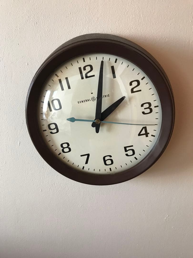 GENERAL ELECTRIC　 スクールクロック　壁掛け時計　ビンテージ