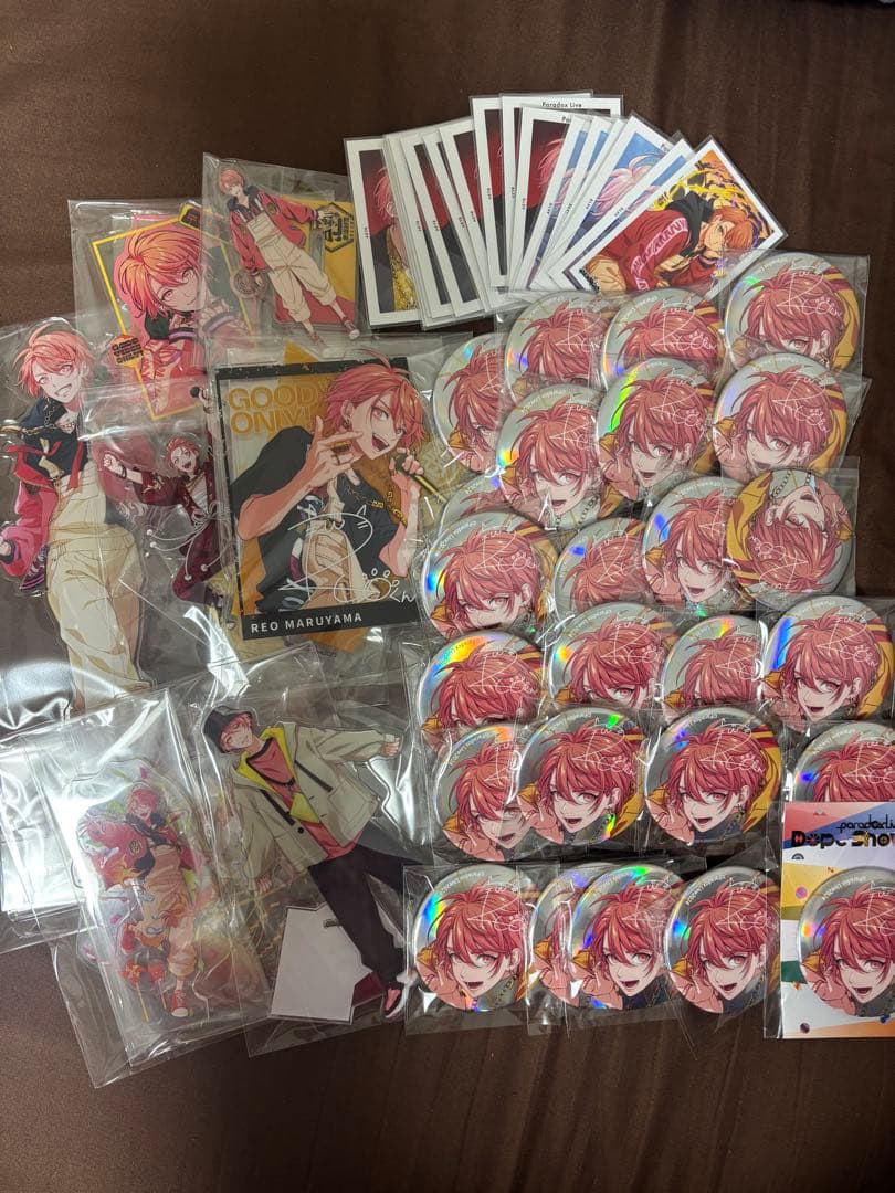 円山玲央　パラライ　グッズ　まとめ売り　缶バッジ　アクスタ　gプリ