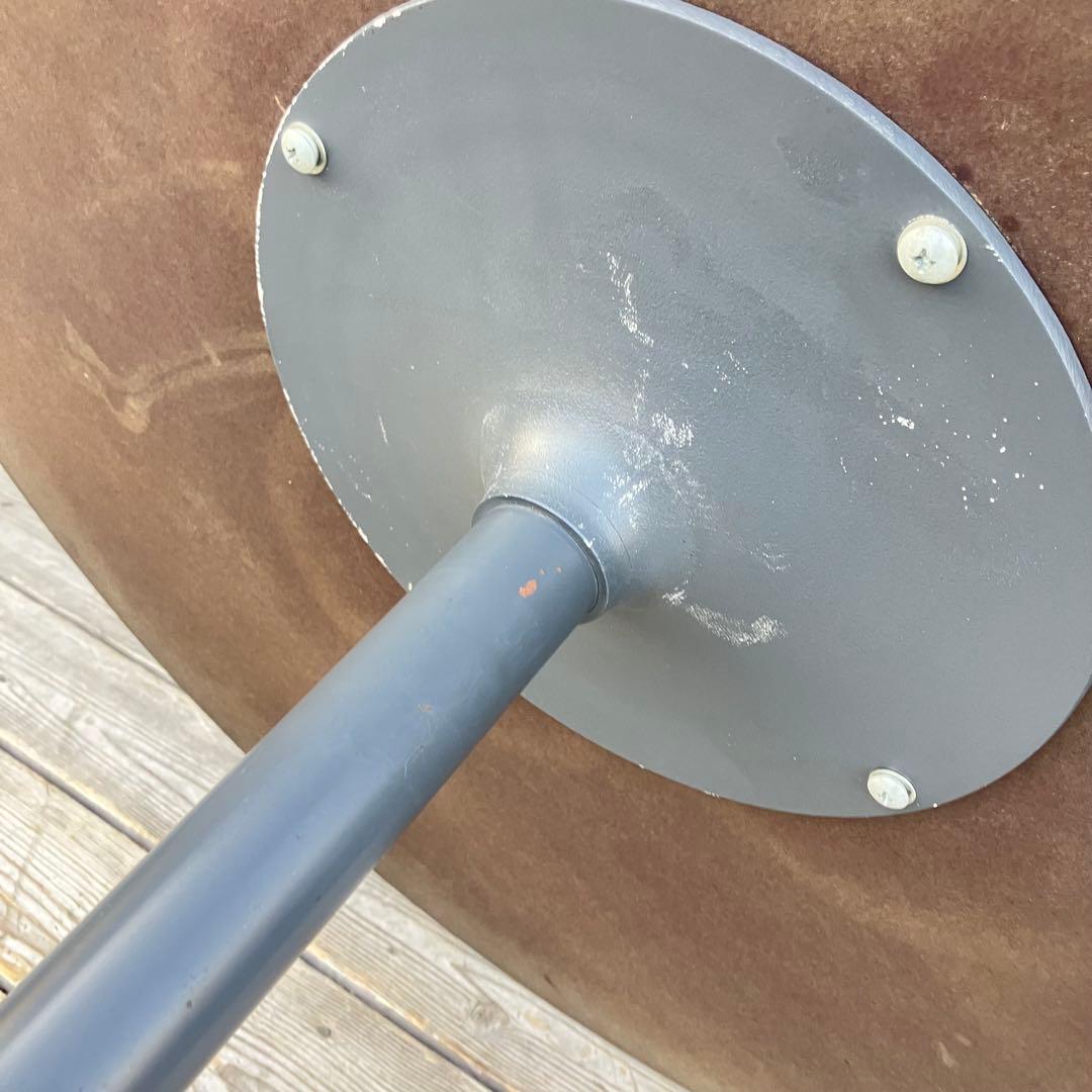 北欧レトロ アイアンフレーム ラウンドテーブル ダイニングテーブル 円卓 円形