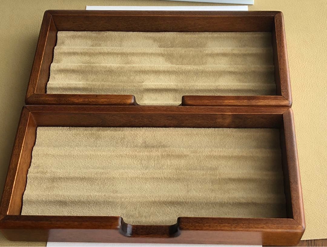 豊岡クラフト　木製万年筆箱　　2段　8本収納