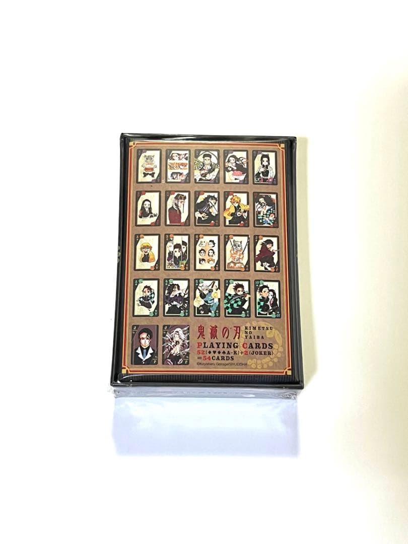 新品未開封　鬼滅の刃 トランプ BOX付 PLAYING CARDS 原作