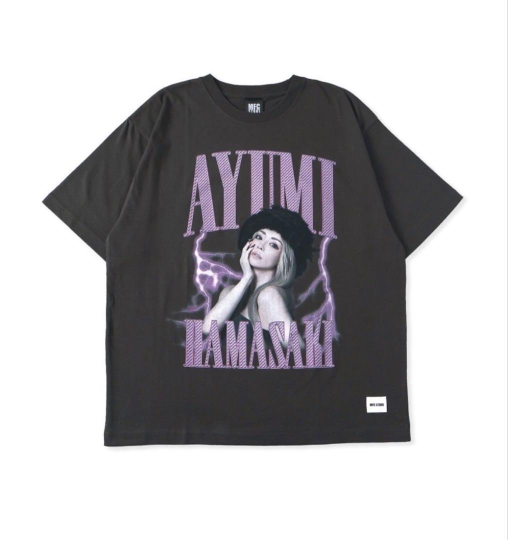 浜崎あゆみ　mfc storeコラボTシャツ　ブラック　Mサイズ