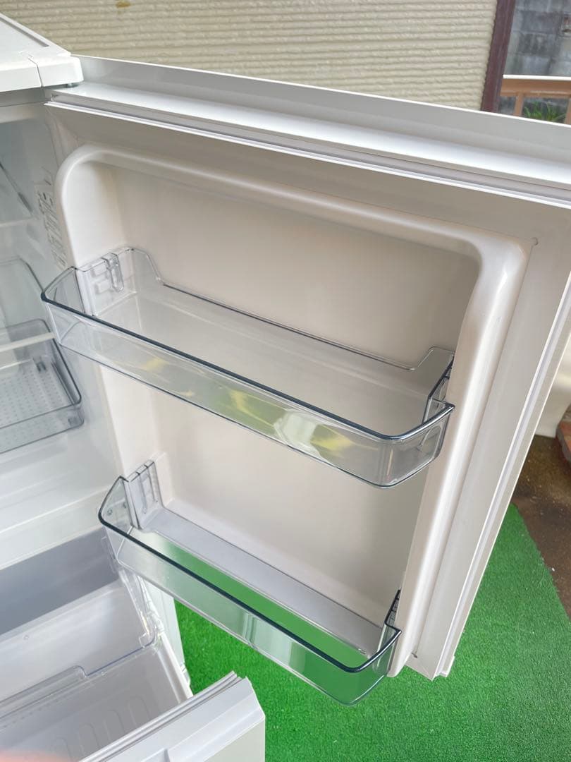 810シャープ 左右付け替え可能2ドア冷蔵庫 おしゃれホワイト 高性能 単身