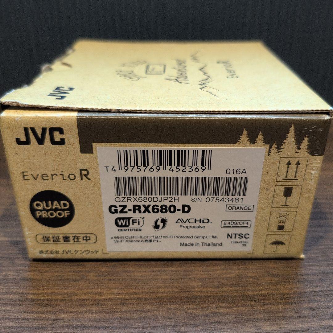 JVC　GZ-RX680　Wi-Fi機能付き 60倍ズーム