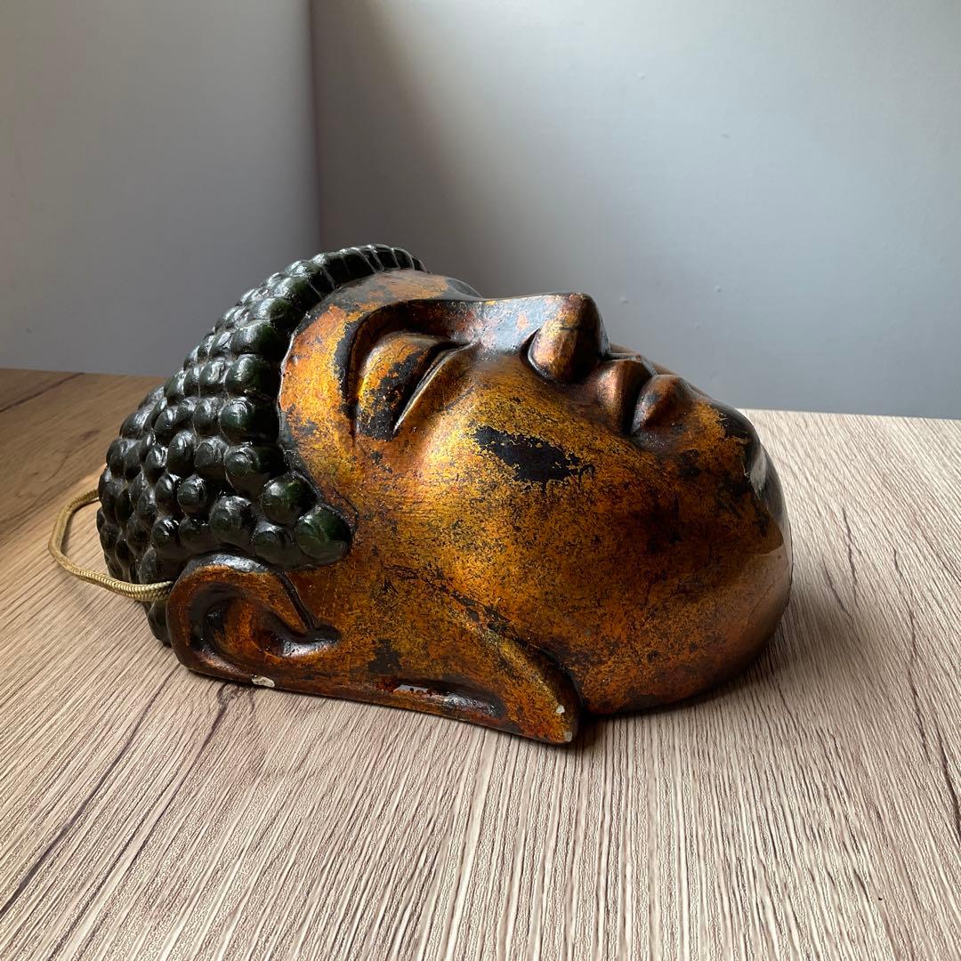 骨董　古物　東大寺弥勒菩薩　お面