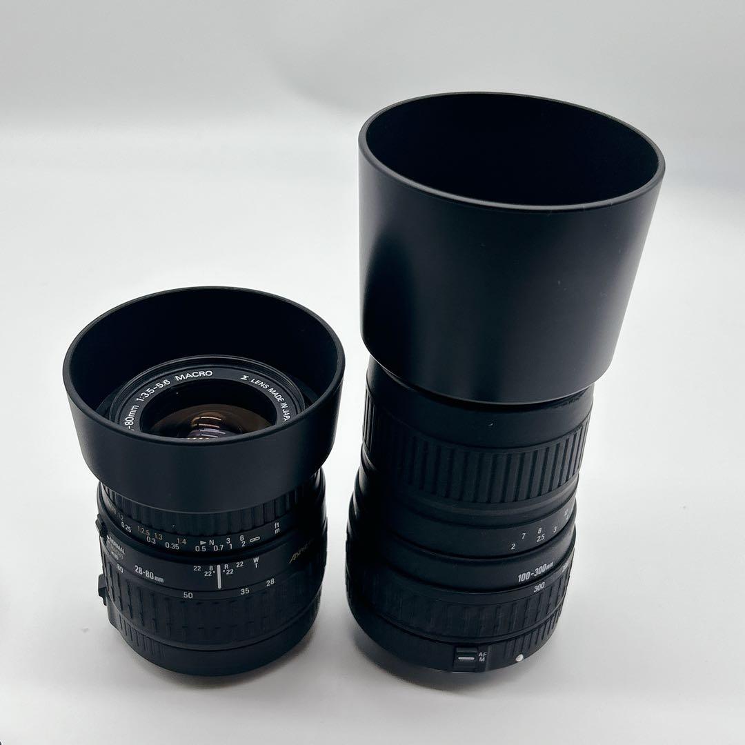 Canon EFマウント用ズームレンズセット 28-80mm 100-300mm