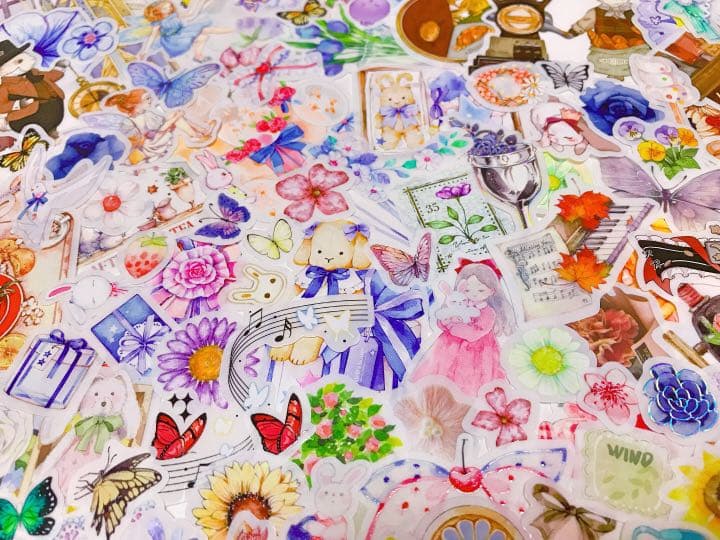 可愛いい❤️❤️フレークシール( ⸝⸝•ᴗ•⸝⸝ )お洒落な装飾フレークセット♡♡