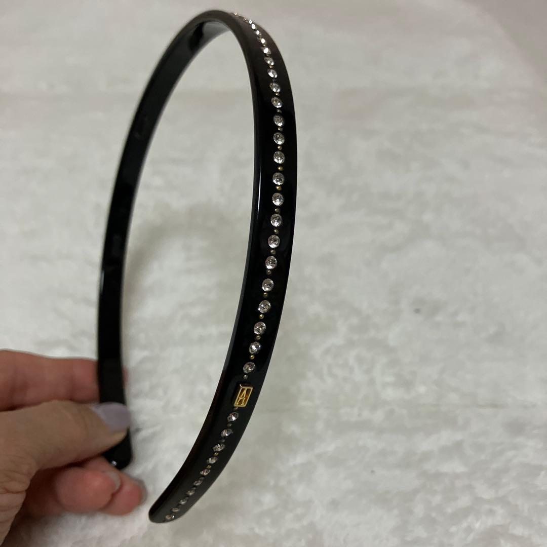 ALEXANDRE DE PARIS ストーン付きヘアバンド