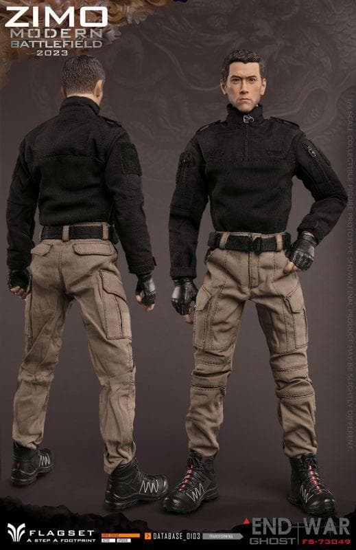 ミリタリー 1/6Modern Battlrfield End War Ghost Zimo