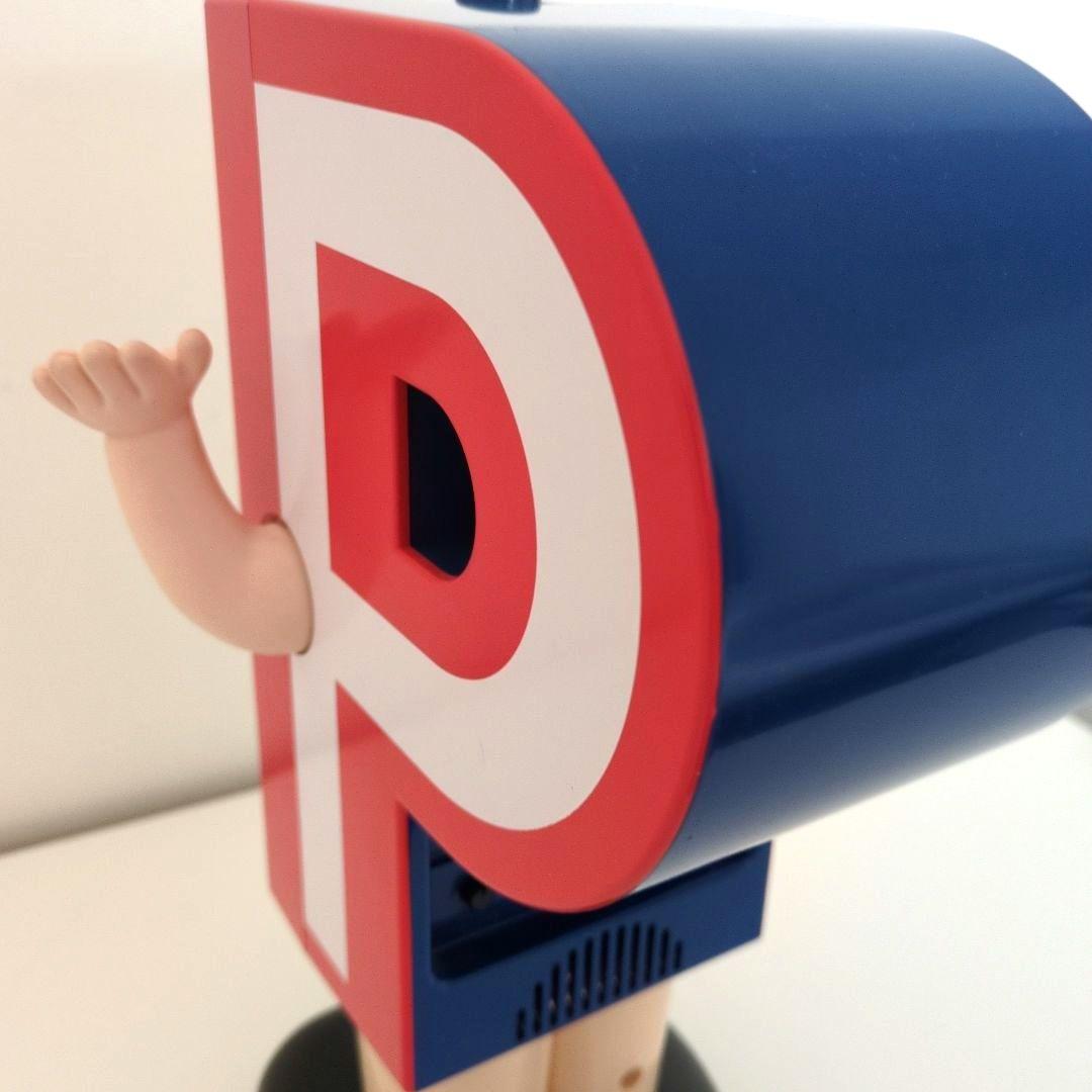 【希少】ポンキッキーズ Pちゃん 目覚まし時計　置き時計　P-chan