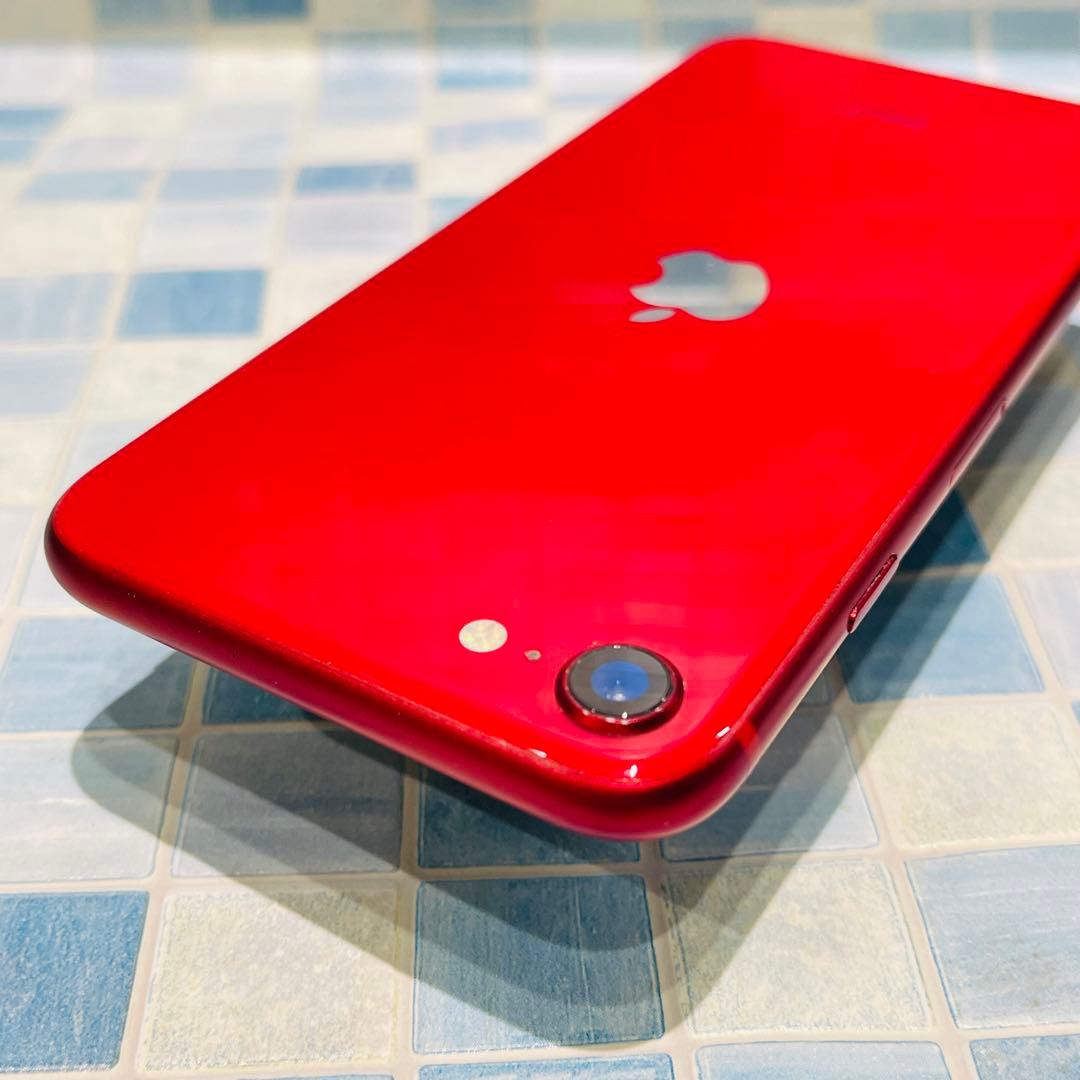 SIMフリー iPhoneSE2 64GB レッド 新品バッテリ－