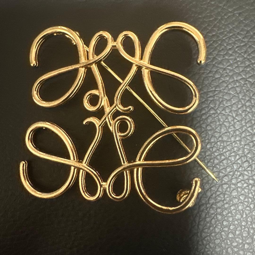 ゴールド シルバー ブローチ 2点セット