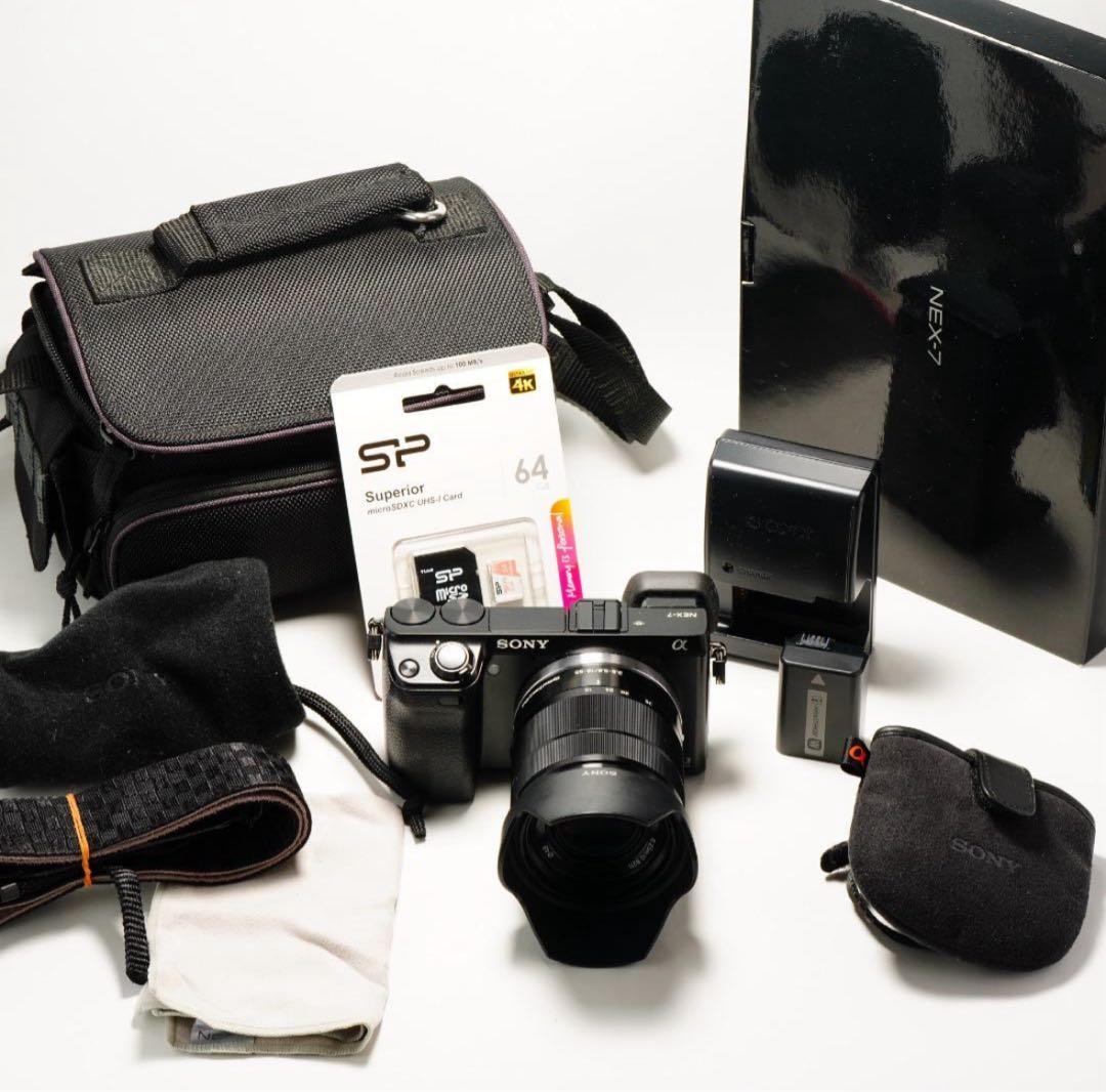 SONY nex7 α ミラーレス一眼カメラ E 18-55mm