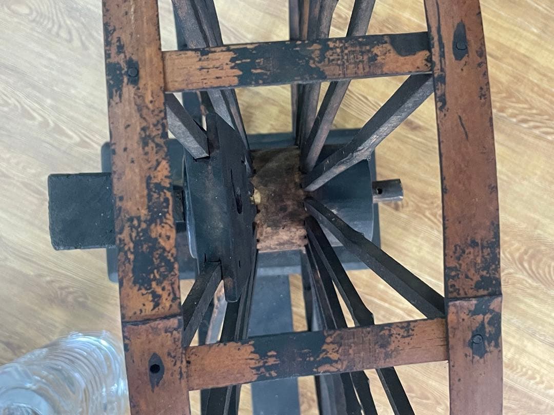 糸巻き 木製 アンティーク 昭和 糸巻機 レトロ 古民家 糸車 ディスプレイ