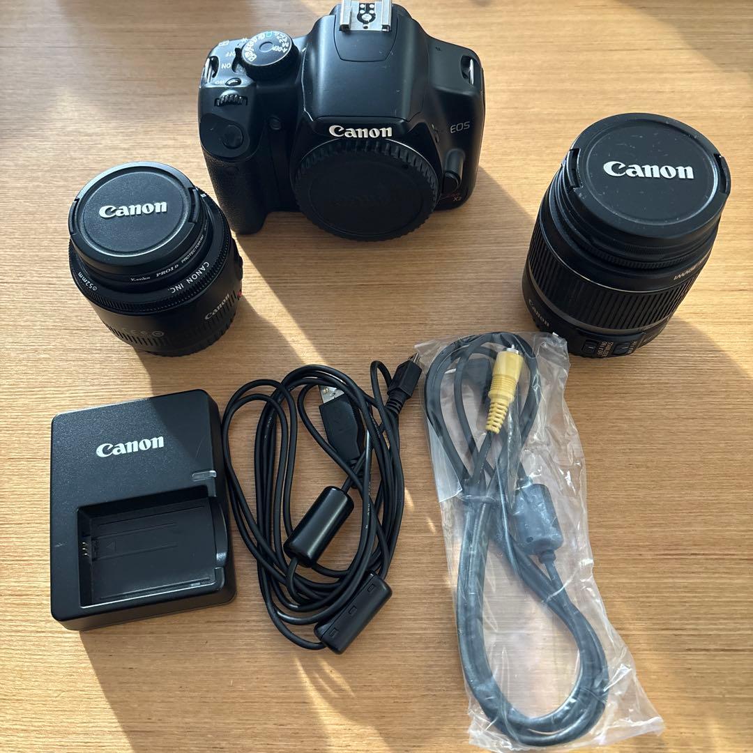 Canon EOS kissX2 レンズセット　単焦点レンズ付き
