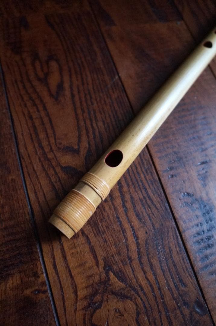 篠笛・蘭照・唄もの・八本調子・美品・竹笛・横笛・和笛・和楽器・七穴