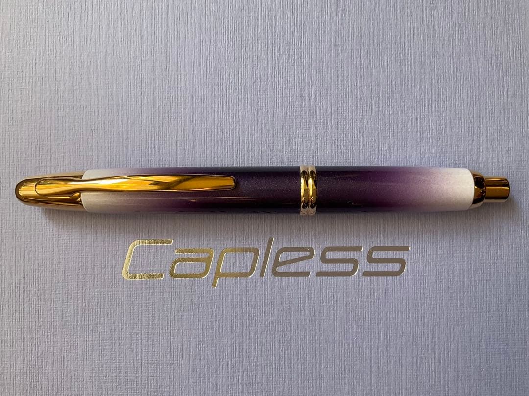 パイロット　キャップレス　限定　花菖蒲　F