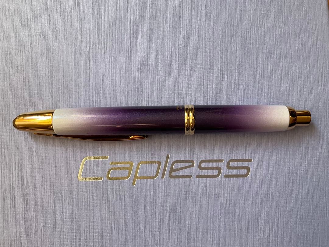 パイロット　キャップレス　限定　花菖蒲　F