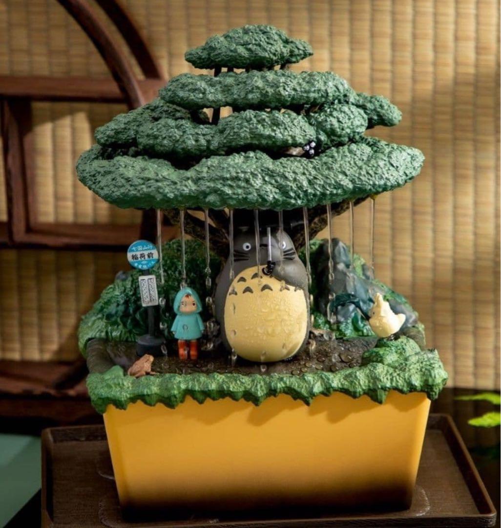 【新品】となりのトトロ　ウォーターガーデン　盆栽風　笠宿