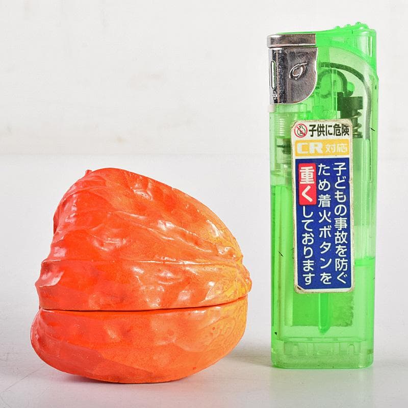 茶道具　加賀塗師　畦地喜山作　乾漆　酸漿香合　共箱　M　R5030