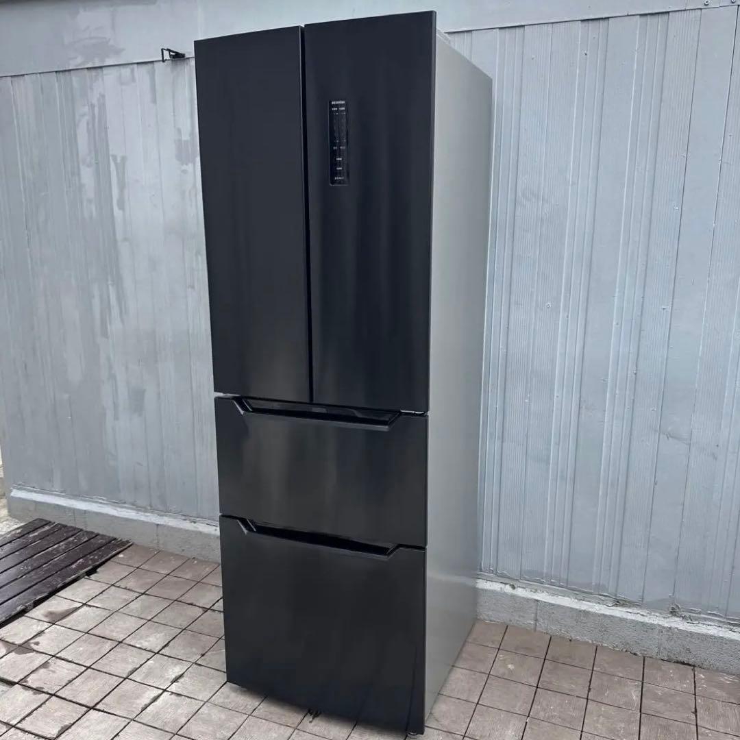 美品 アイリスオーヤマ 2022年製 冷蔵庫 320L 自動霜取 静音設計