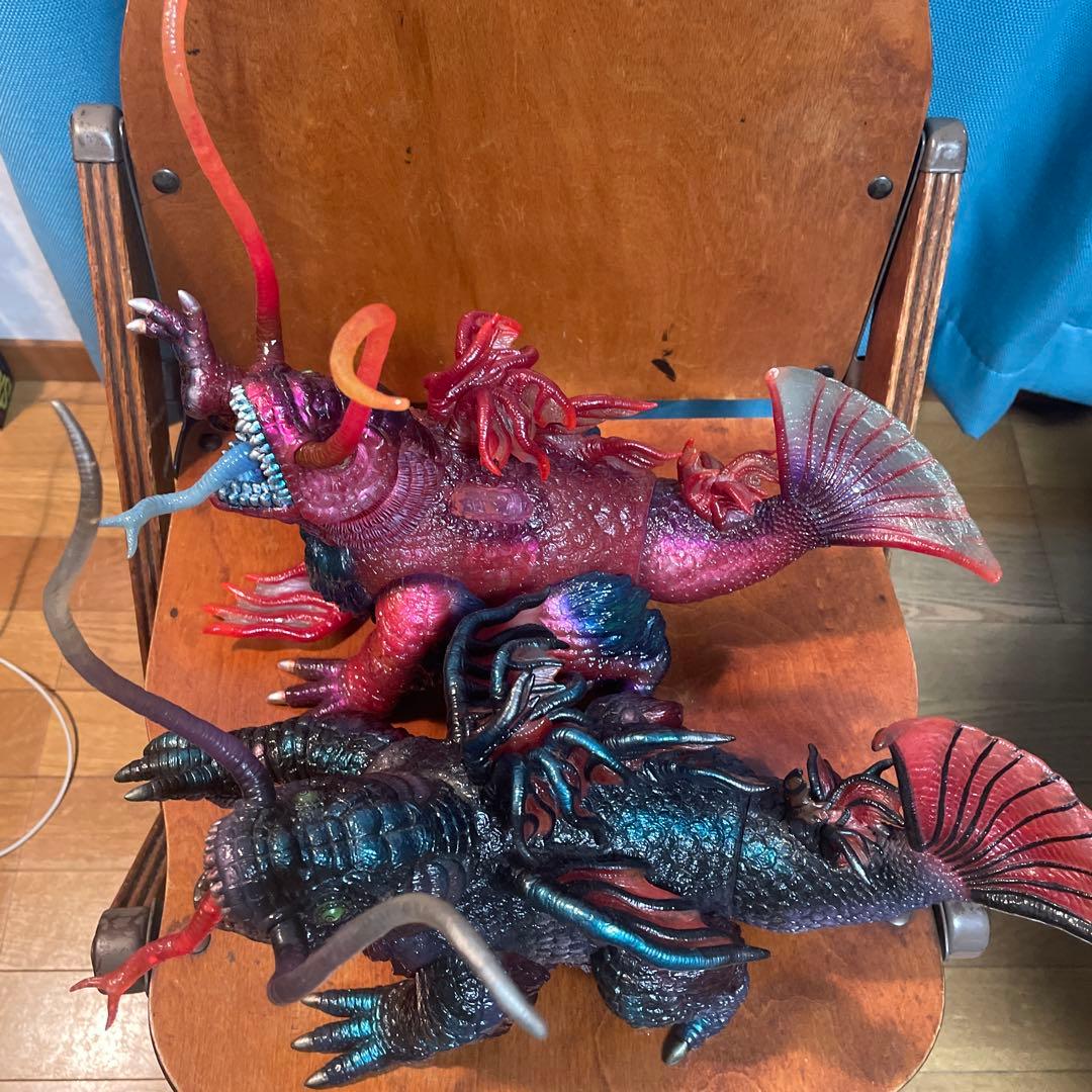 怪獣ギョー ソフビ フィギュア　2体セット　楳図かずお　アートストーム　訳あり